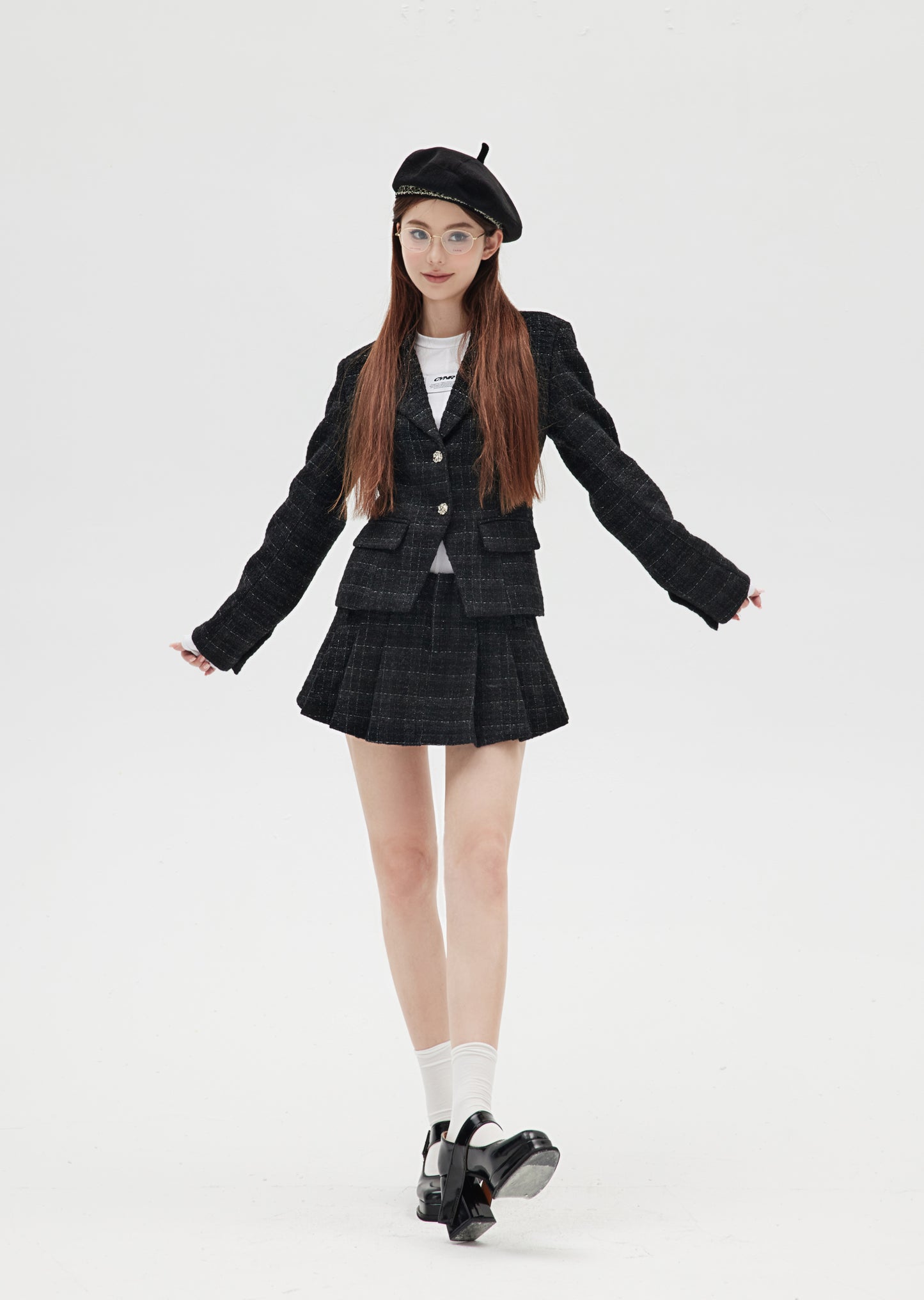 IVY STYLE TWEED JACKT & SKIRT