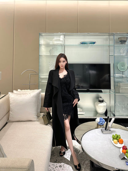 FRENCH TEXTURED CAMI WAISTED DRESS