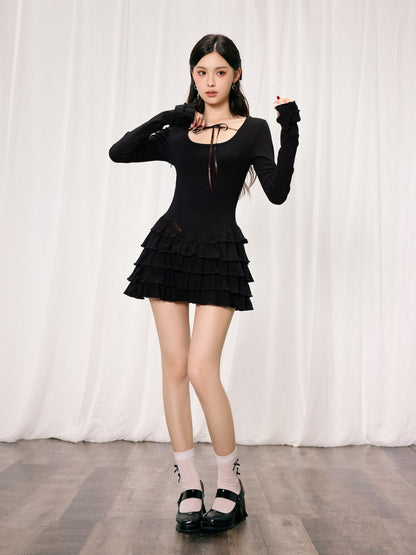 CHUNYU STYLE LITTLE BLACK DRESS