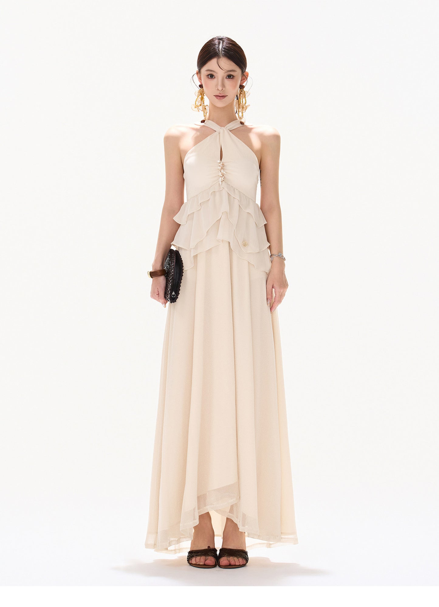 LUMINOUS VEIL DRESS