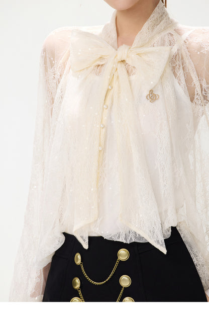 GILDED LACE RIBBON SET