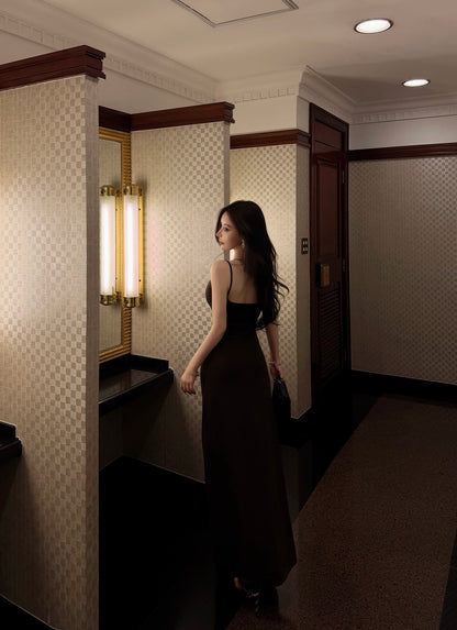 LAYERED KNIT CAMI DRESS SET