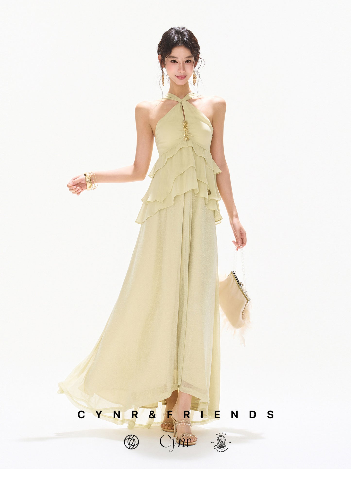LUMINOUS VEIL DRESS