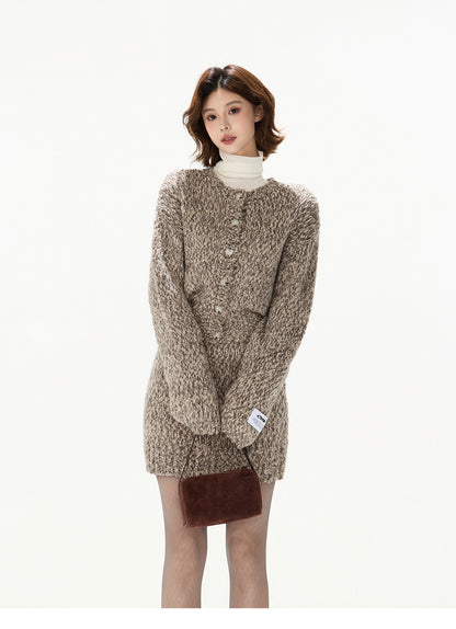 VINTAGE HANDCRAFT WOOL KNIT SET