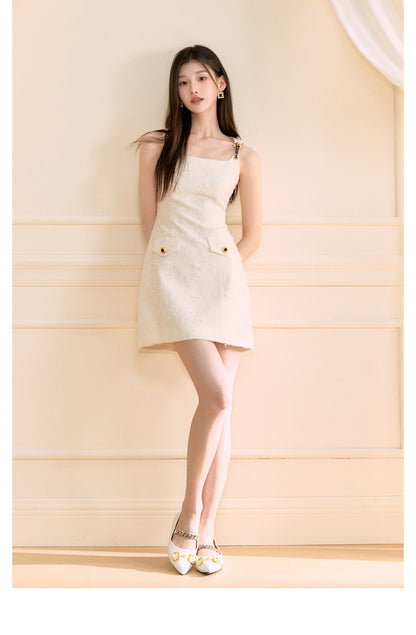 SOCIALITE-STYLE SPAGHETTI STRAP DRESS