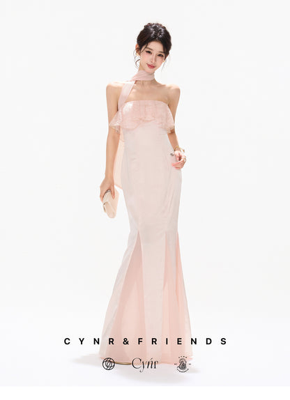 【日本在庫 】SATIN MERMAID DRESS
