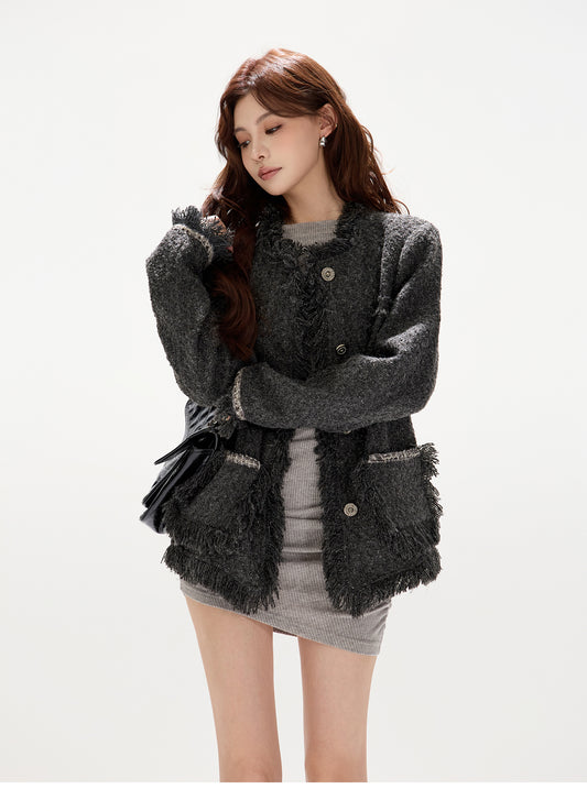 CELEBRITY  STYLE TWEED JACKET