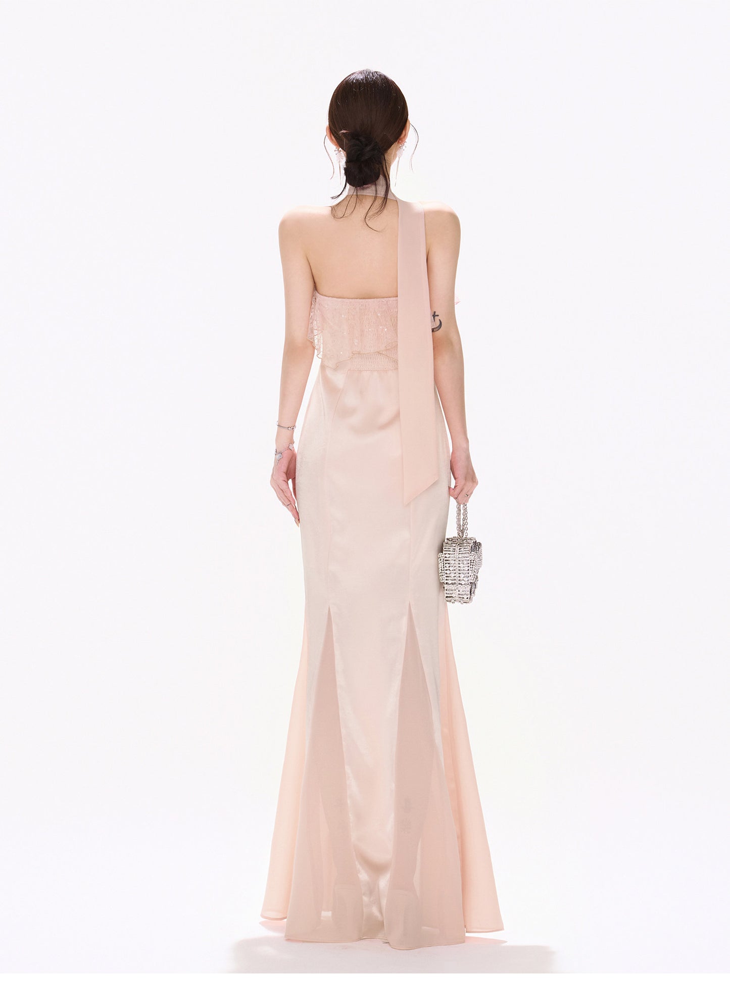 【日本在庫 】SATIN MERMAID DRESS