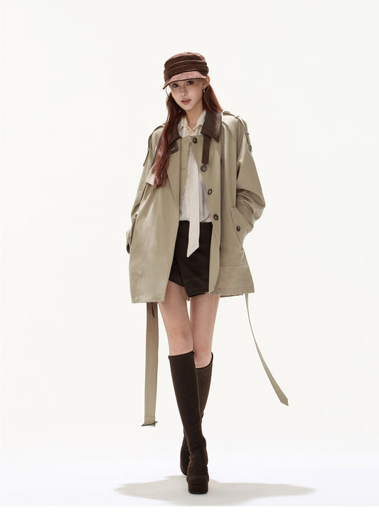 DOUBLE-BREASTED WORK JACKET