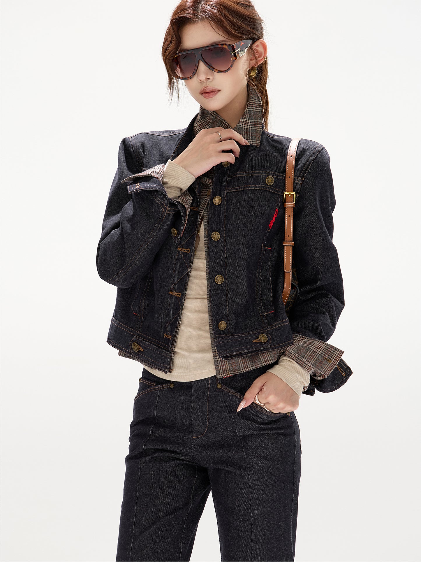 DENIM VINTAGE CONTRAST STITCH SET