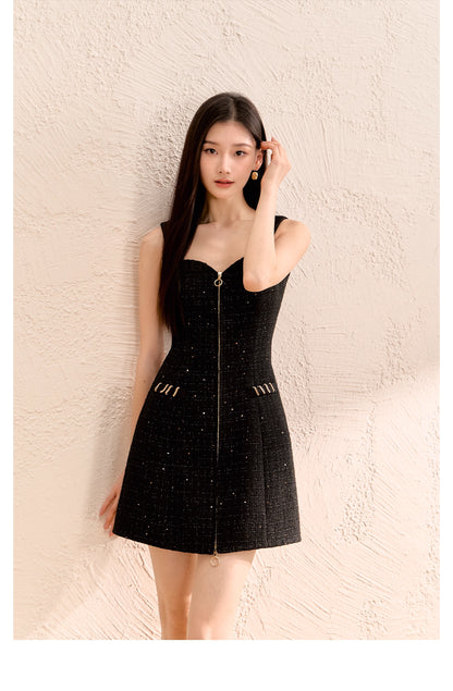 HEART-NECKLINE SLIMMING MLB DRESS