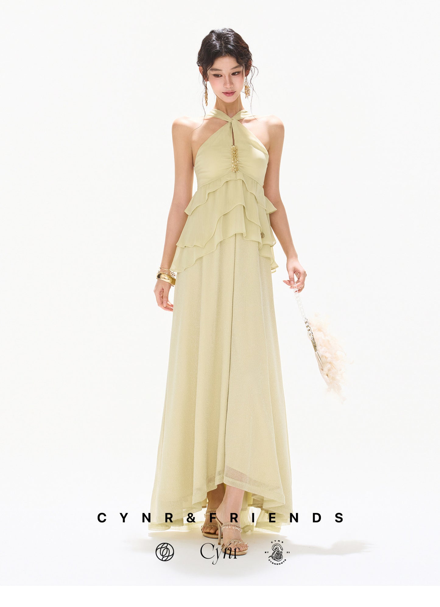 LUMINOUS VEIL DRESS