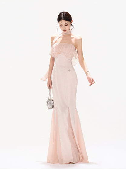 【日本在庫 】SATIN MERMAID DRESS