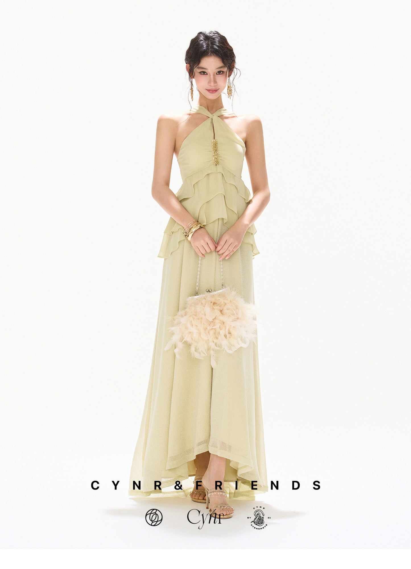 LUMINOUS VEIL DRESS