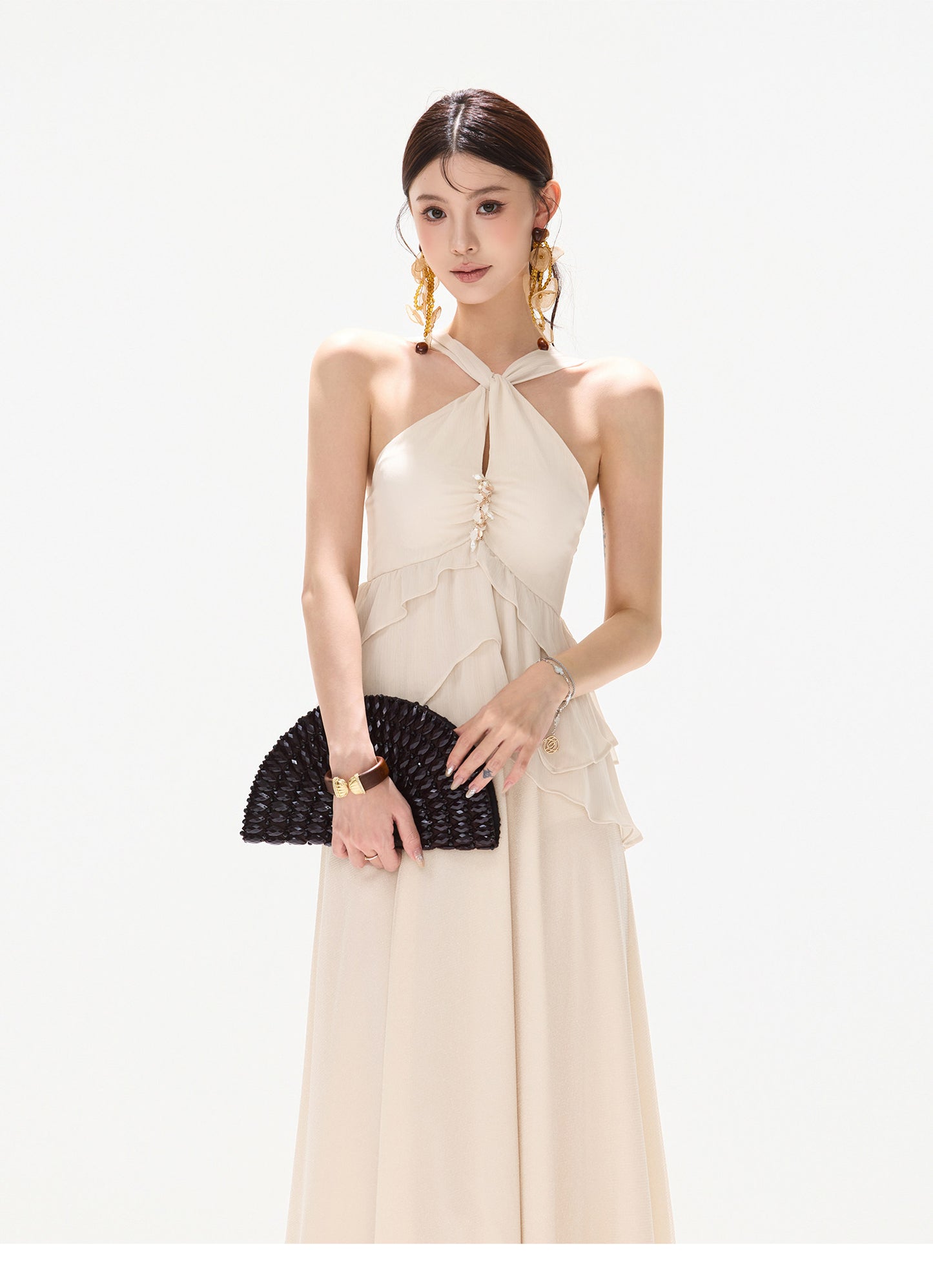 LUMINOUS VEIL DRESS