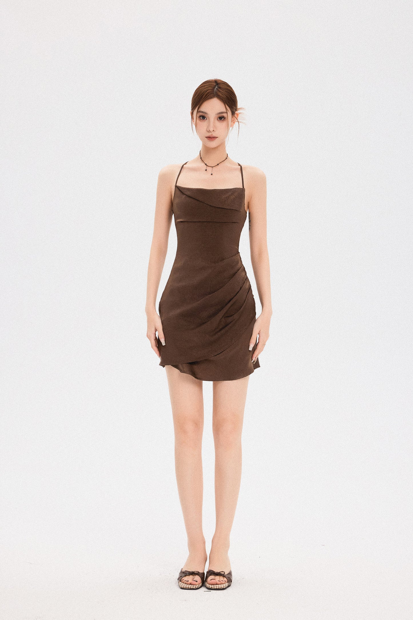 SATIN SLIP DRESS