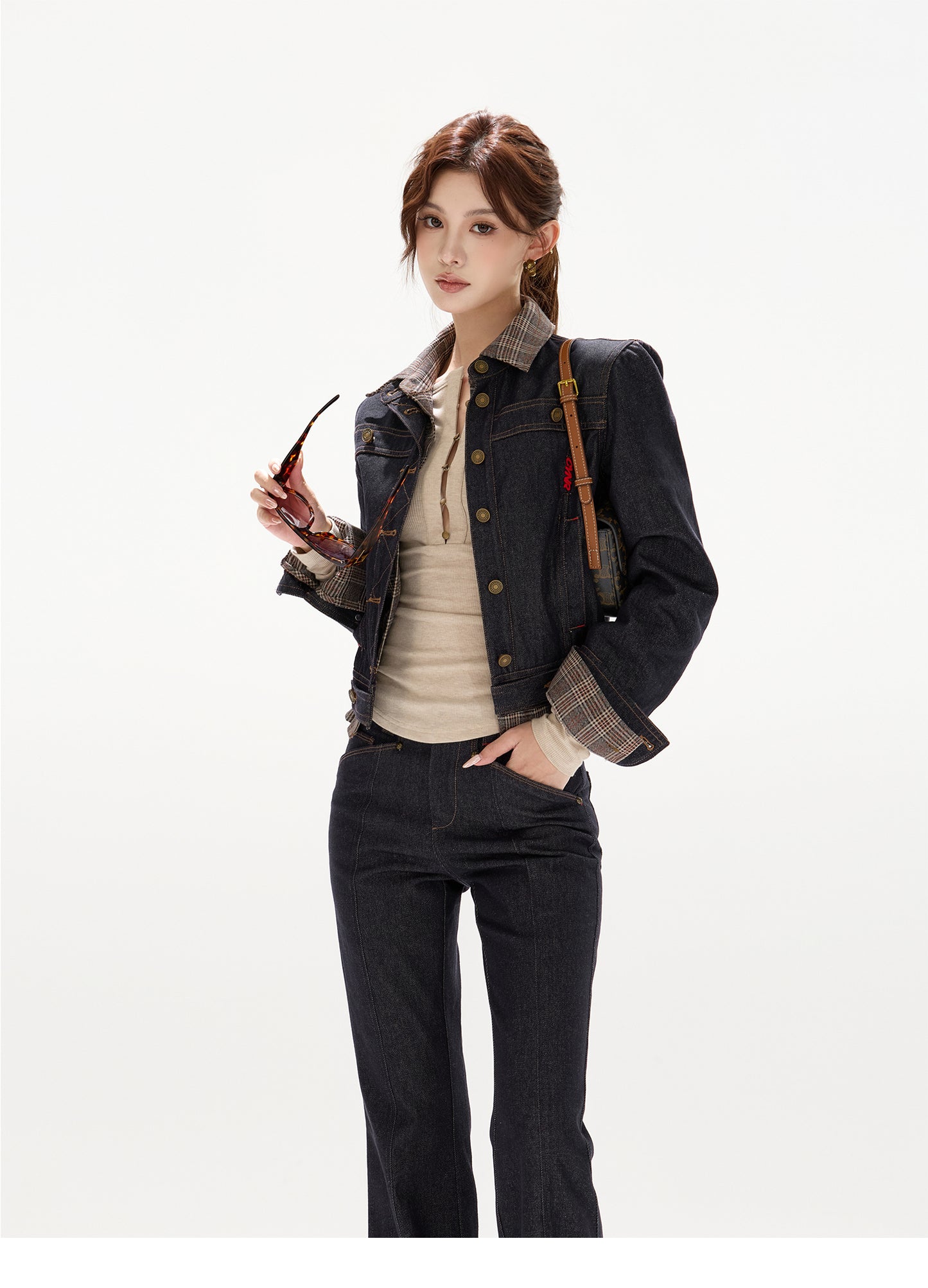 DENIM VINTAGE CONTRAST STITCH SET