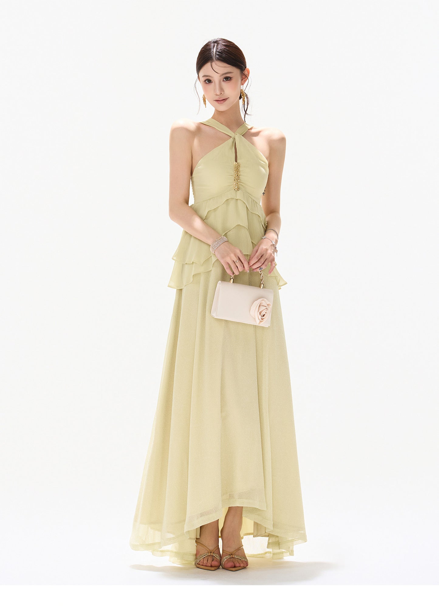 LUMINOUS VEIL DRESS