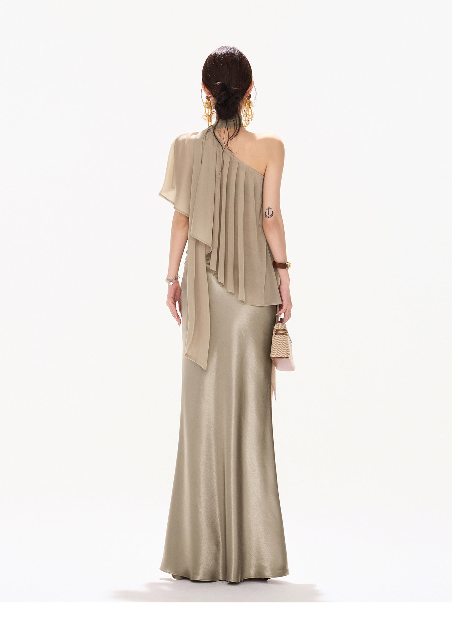 CHAMPAGNE DRAPED MERMAID SET