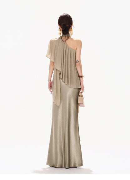 CHAMPAGNE DRAPED MERMAID SET