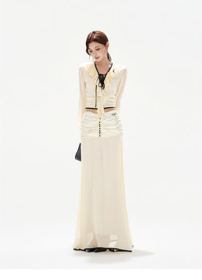 FRENCH SHEER CHIFFON SET