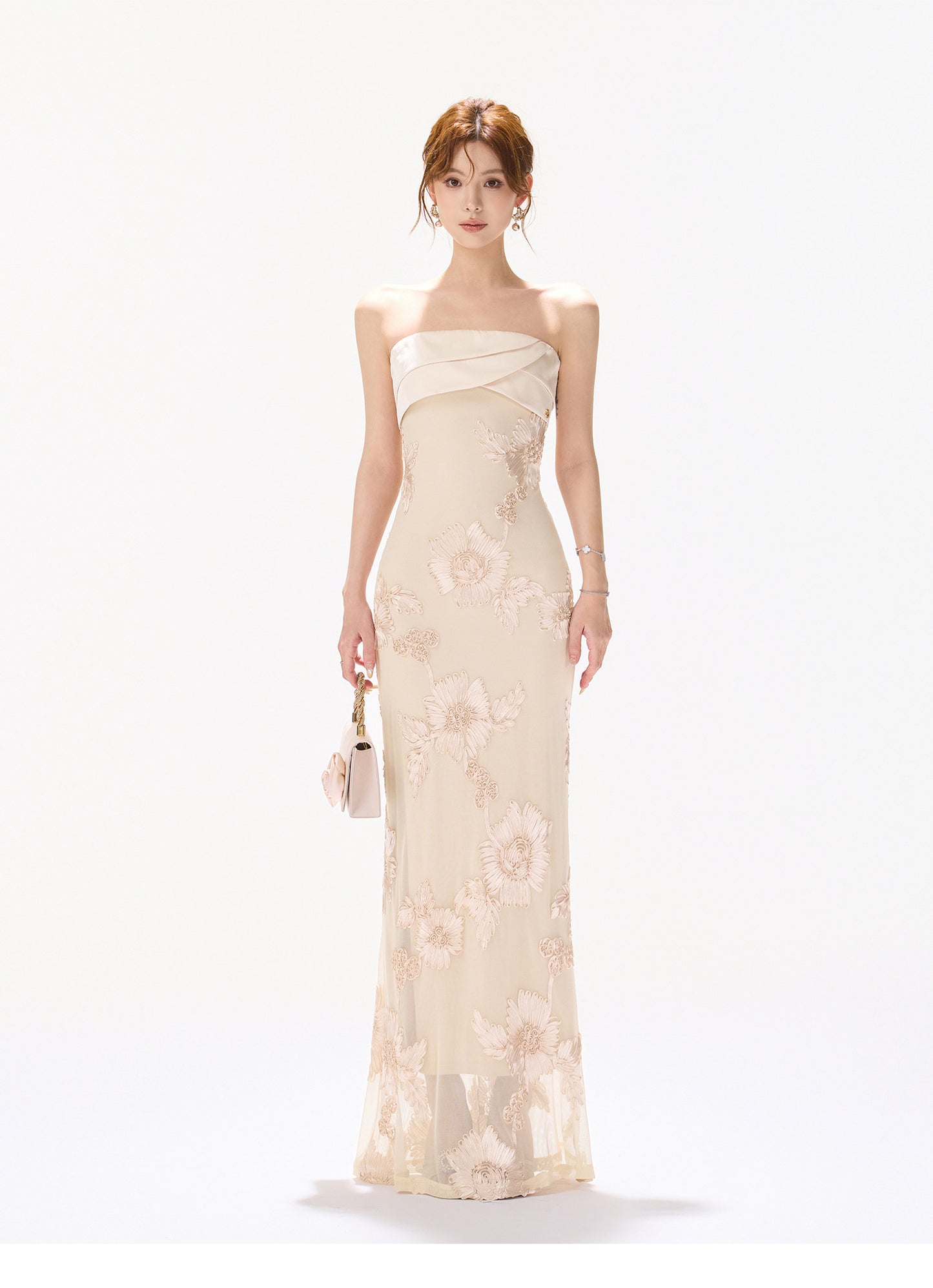 LUXE EMBROIDERY GOWN