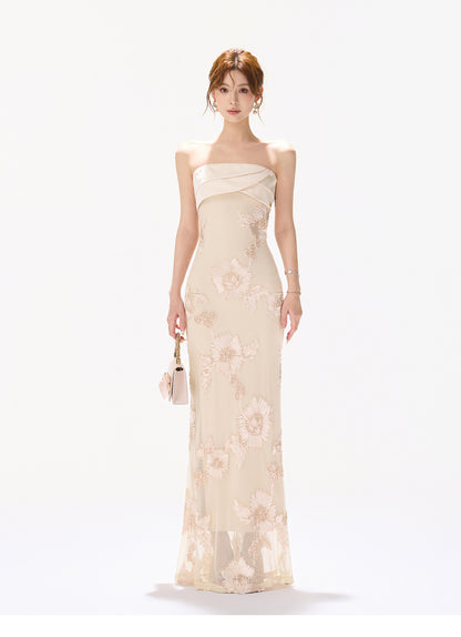 LUXE EMBROIDERY GOWN