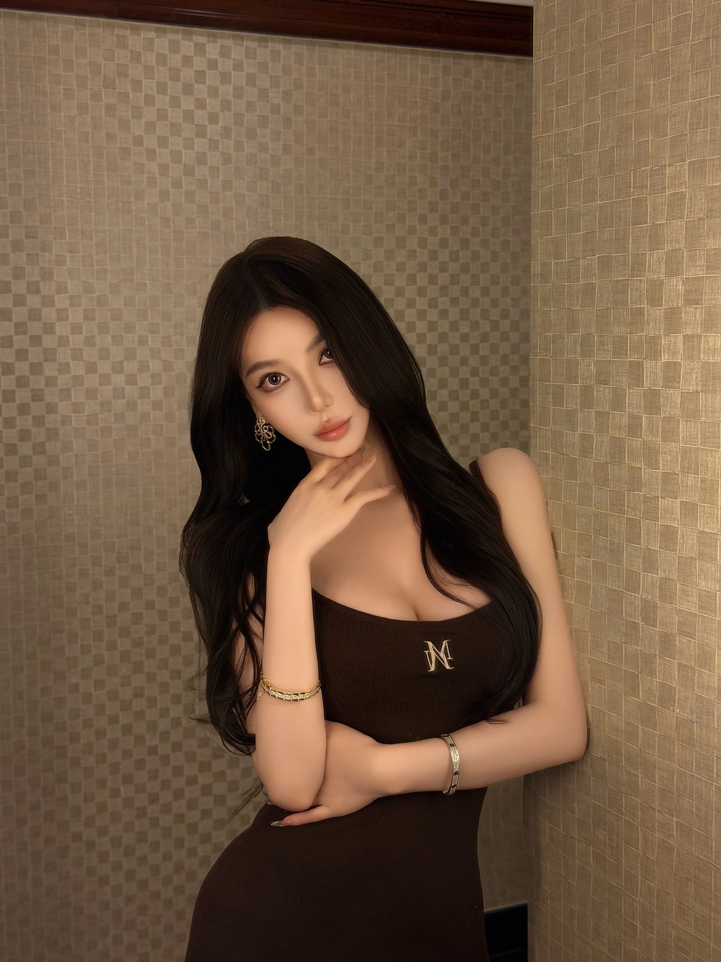 LAYERED KNIT CAMI DRESS SET