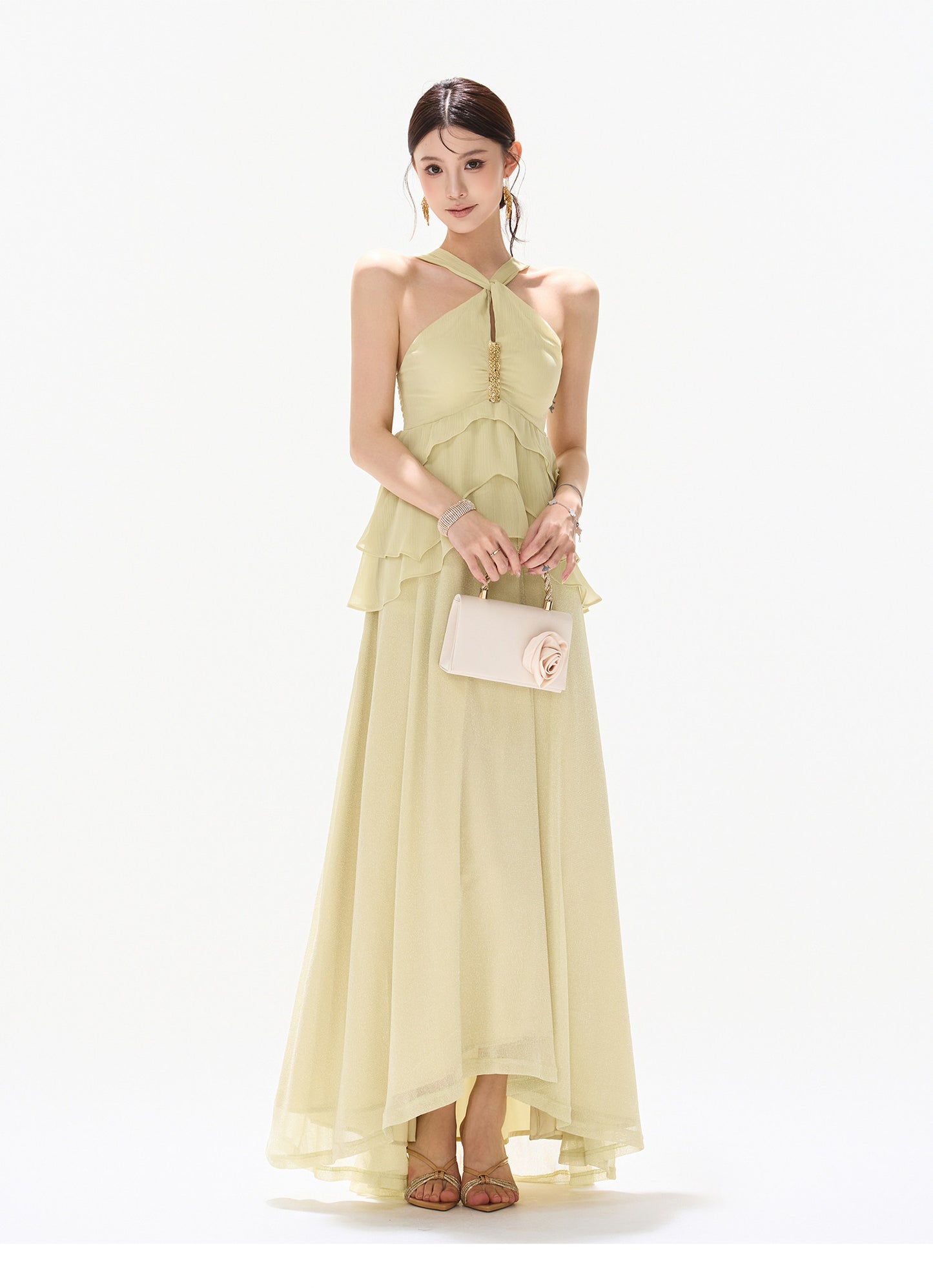 LUMINOUS VEIL DRESS