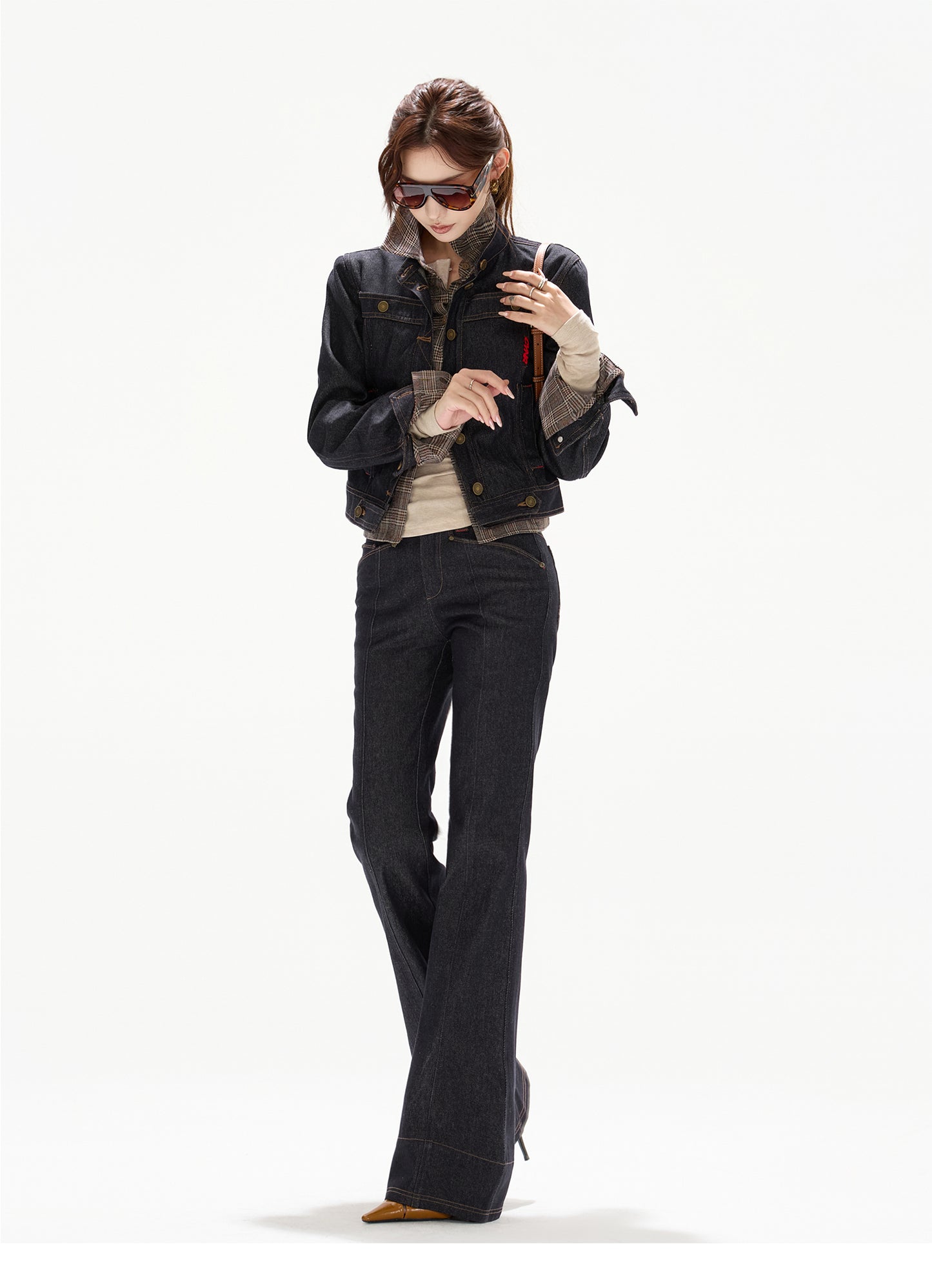 DENIM VINTAGE CONTRAST STITCH SET