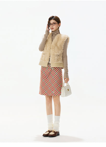 REVERSIBLE SHEARLING SUEDE VEST