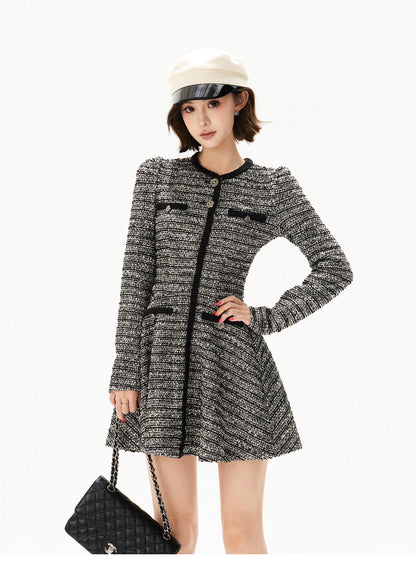 GLITTER HEPBURN KNIT DRESS