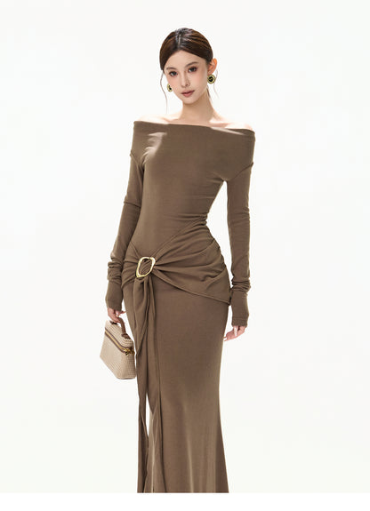 SLIM FIT KNIT MERMAID ONE-PIECE