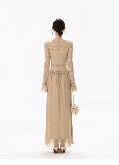 【再入荷予約】TWIST LACE MAXI DRESS