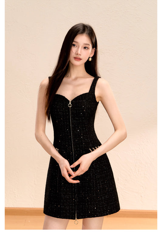 HEART-NECKLINE SLIMMING MLB DRESS