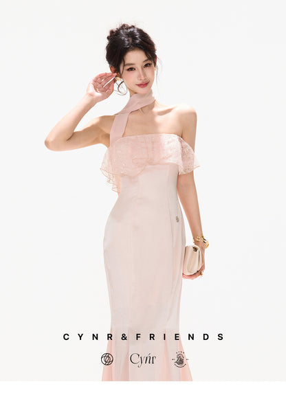 【日本在庫 】SATIN MERMAID DRESS