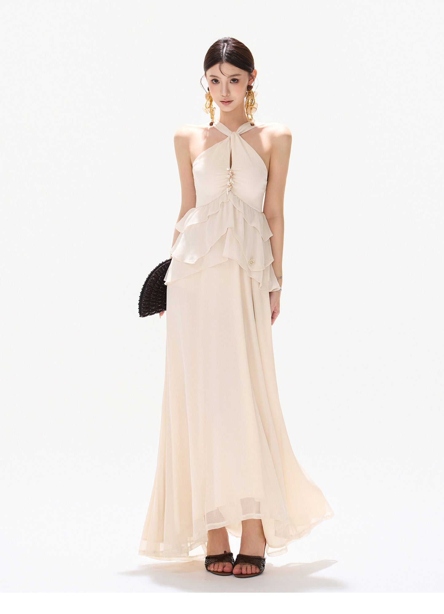 LUMINOUS VEIL DRESS