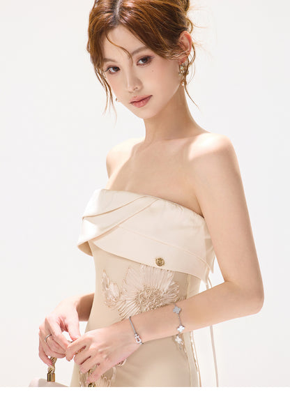 LUXE EMBROIDERY GOWN