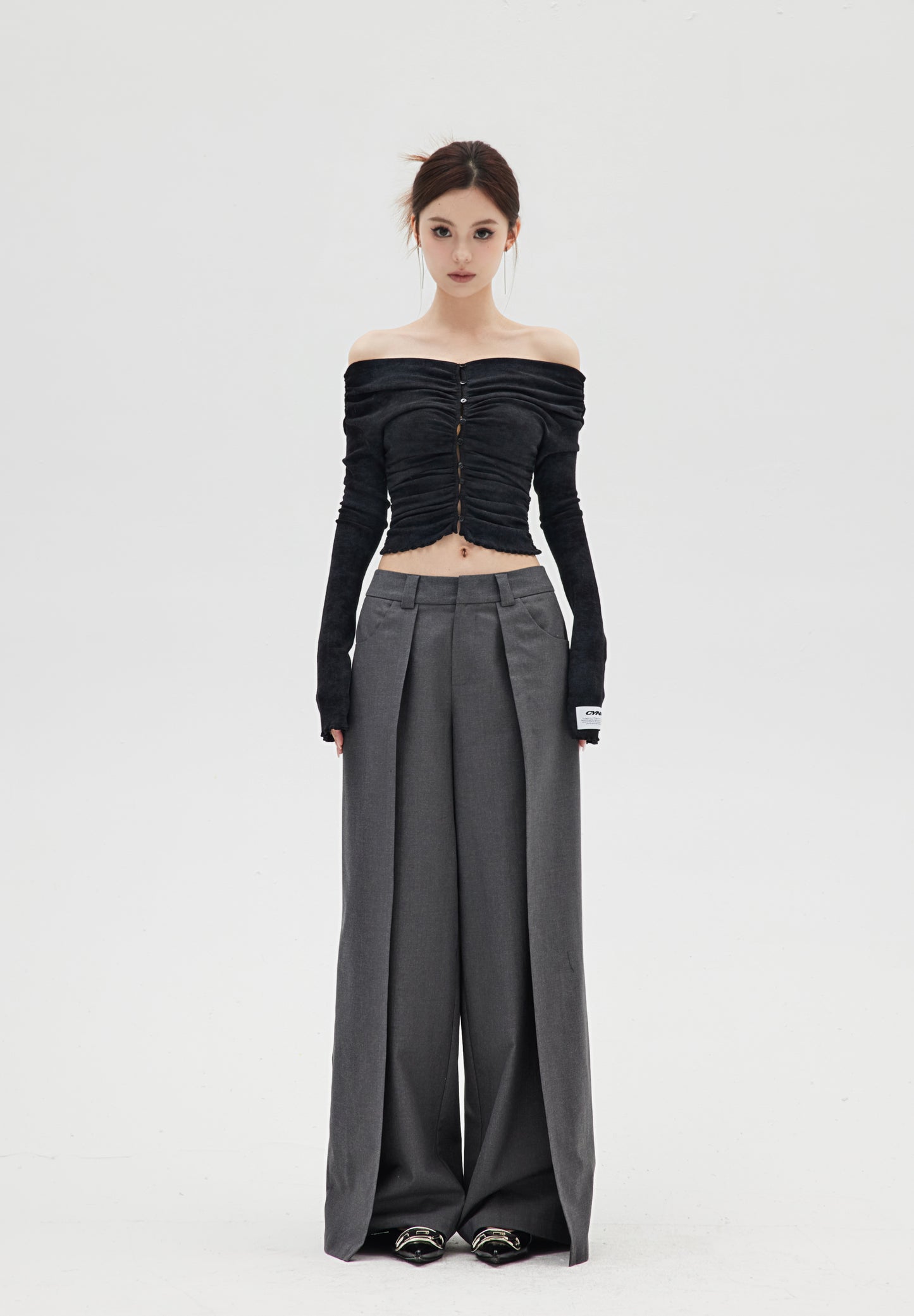 STRUCTURED TROUSERS