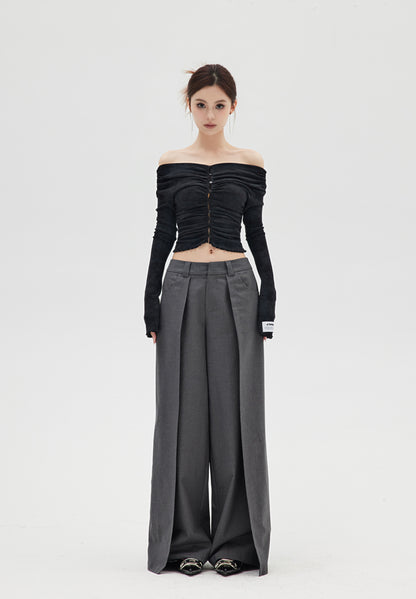 STRUCTURED TROUSERS