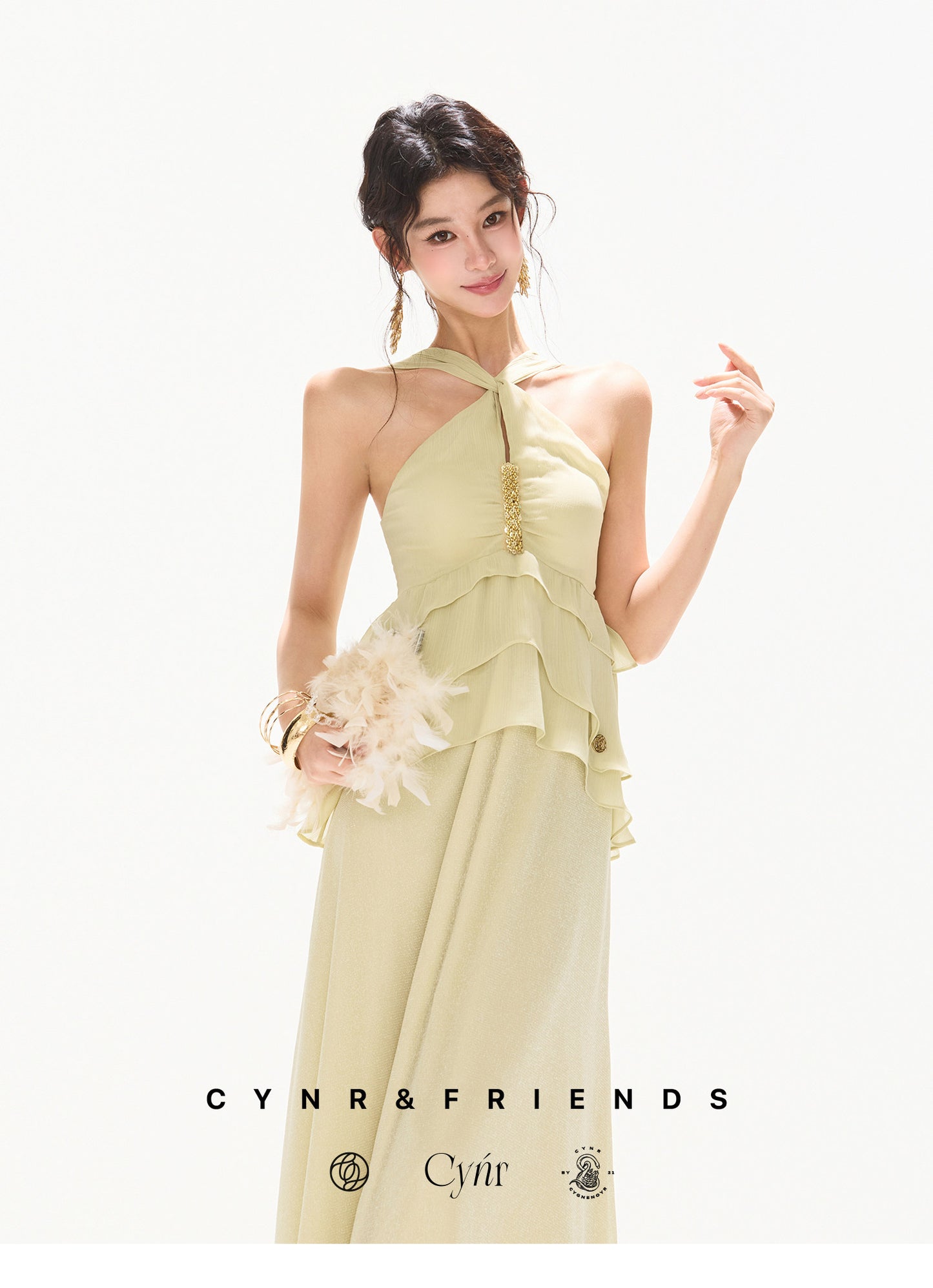 LUMINOUS VEIL DRESS
