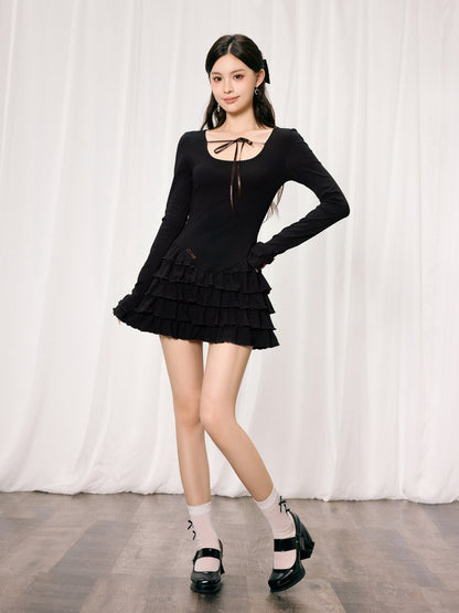 CHUNYU STYLE LITTLE BLACK DRESS