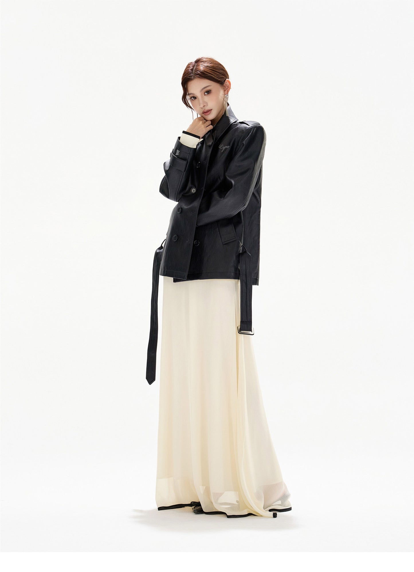 FRENCH SHEER CHIFFON SET