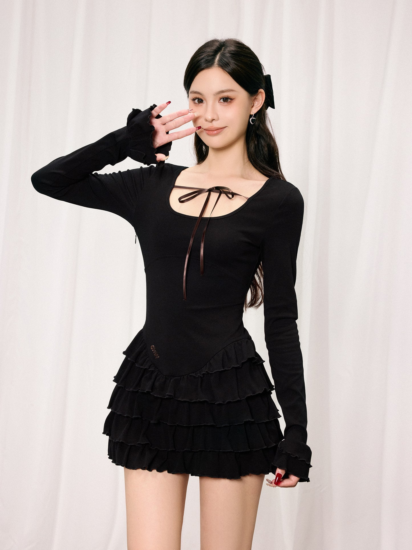 CHUNYU STYLE LITTLE BLACK DRESS