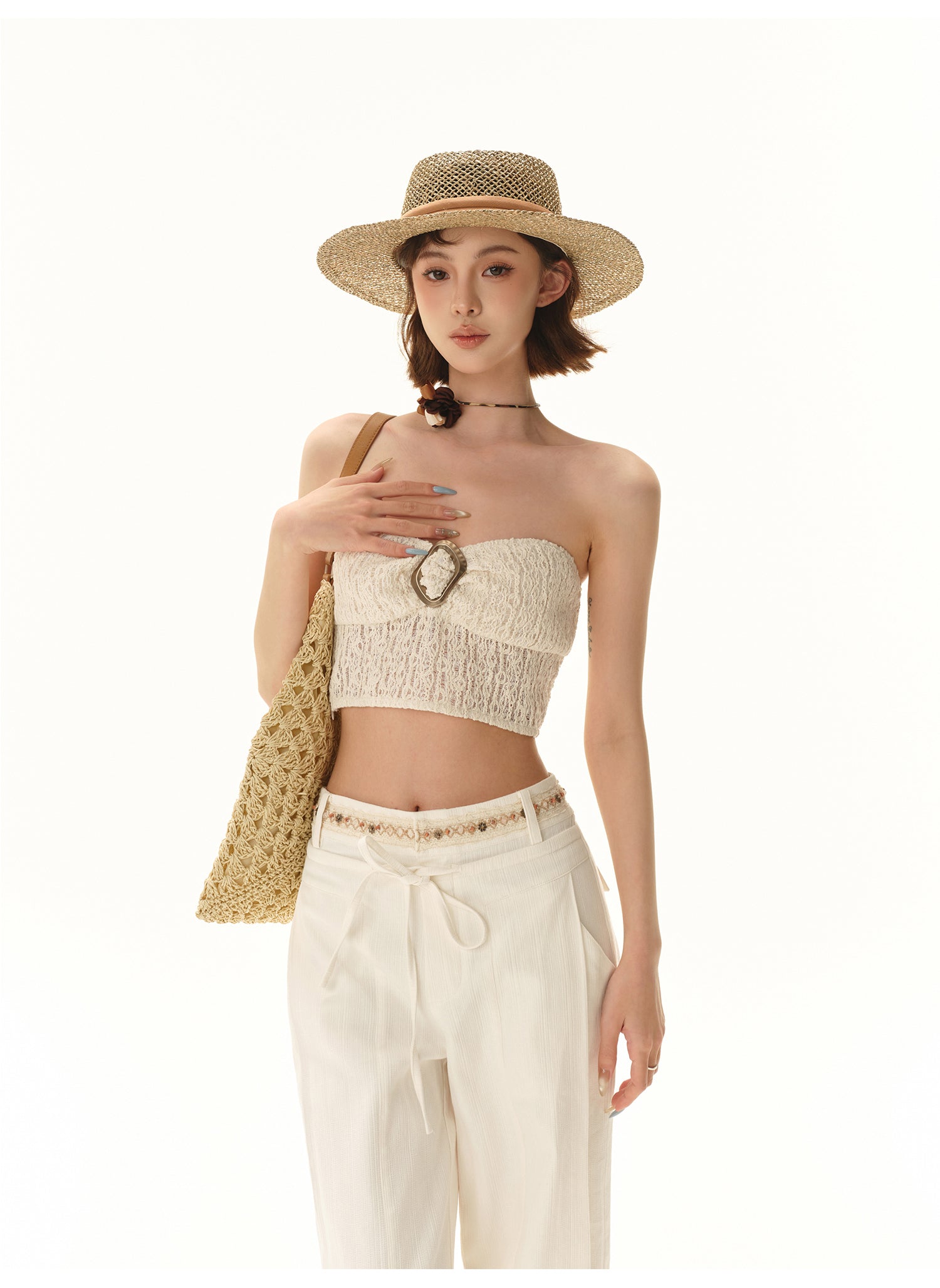 BIBIY. MADE | CYNTHIA CROPPED BLOUSE｜Bibiy.
