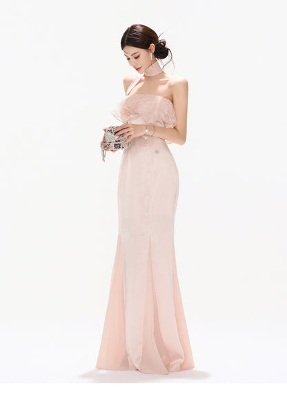 【日本在庫 】SATIN MERMAID DRESS