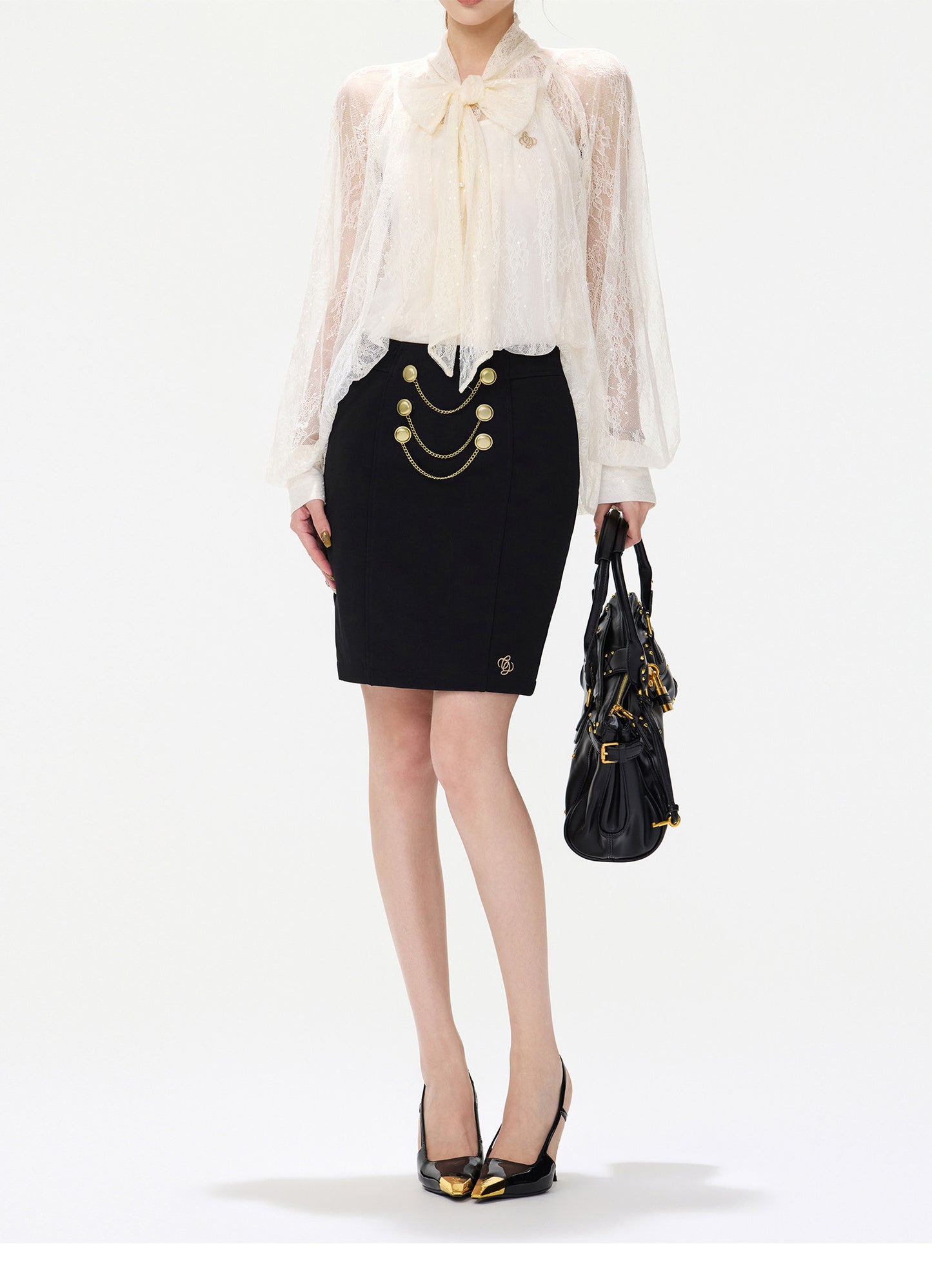 GILDED LACE RIBBON SET