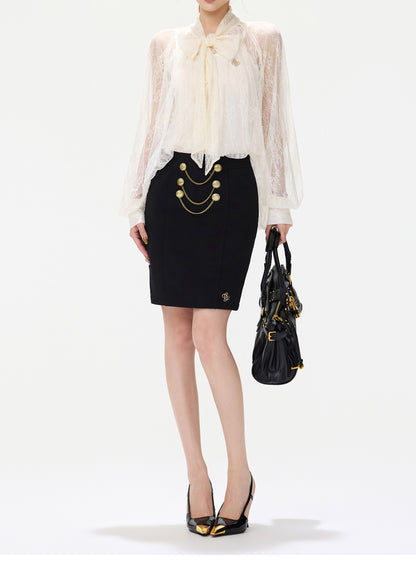 GILDED LACE RIBBON SET