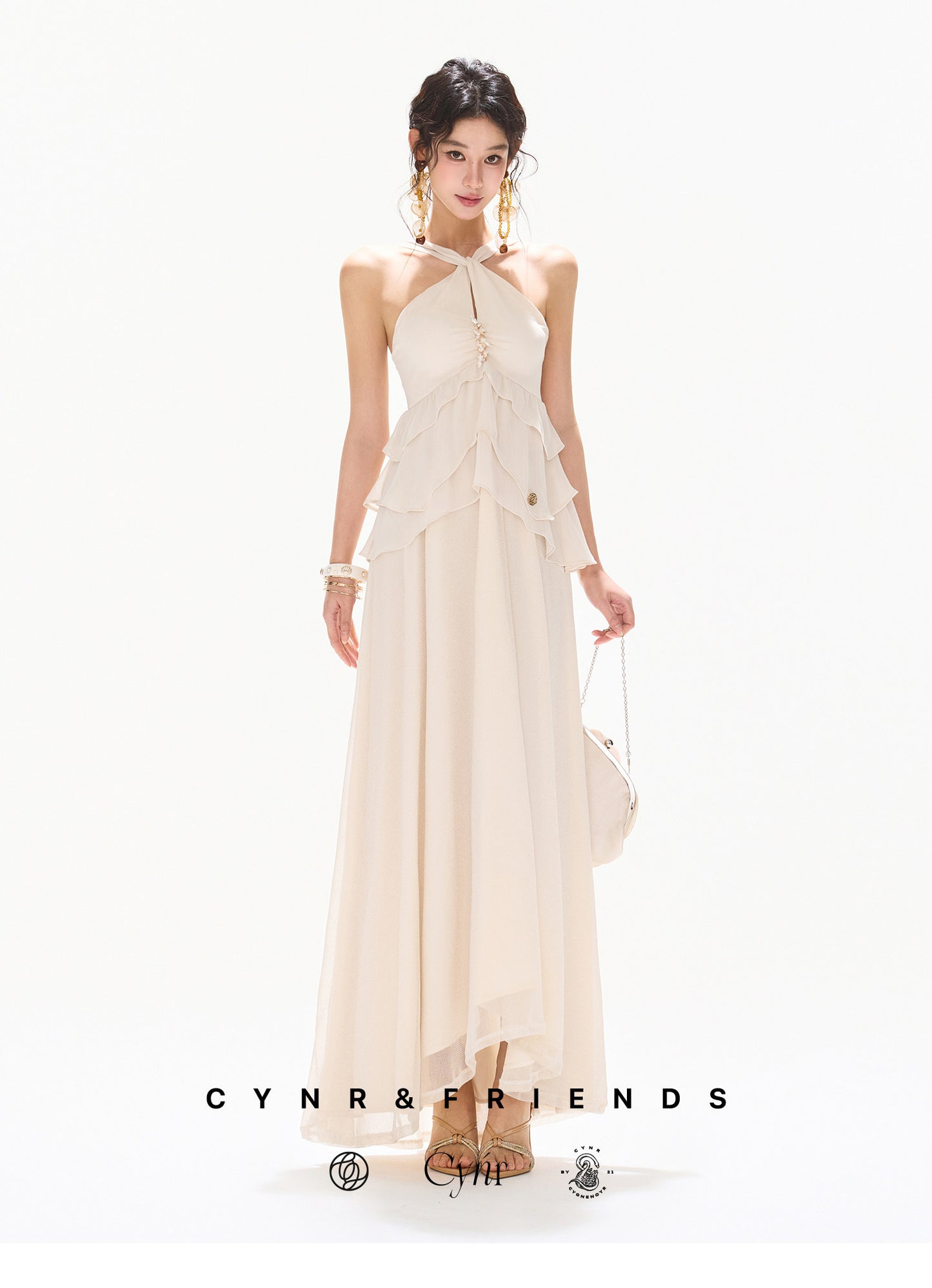 LUMINOUS VEIL DRESS