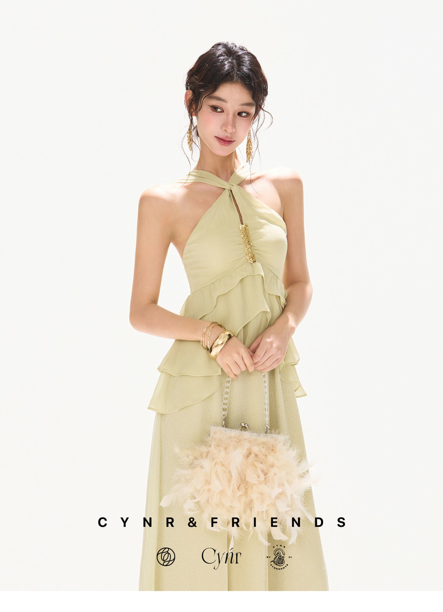 LUMINOUS VEIL DRESS
